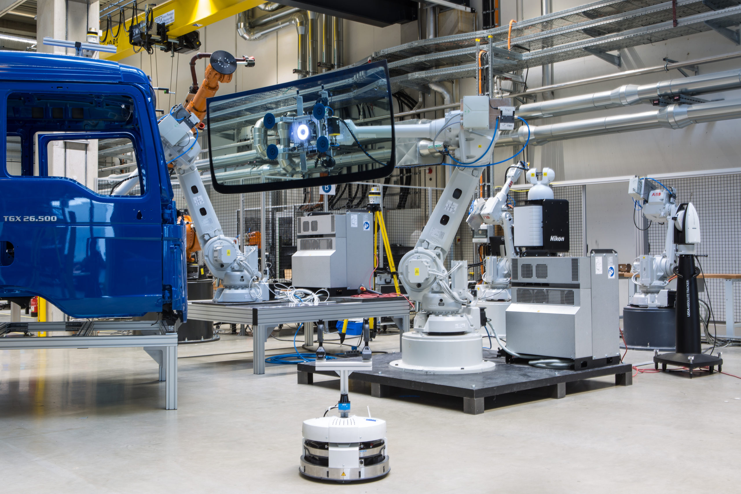 Mögliches Smart Automation Ecosystem mit Fokus auf der Produktion